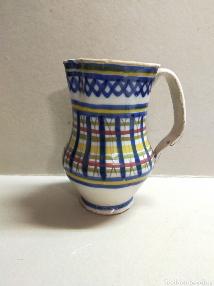 Antig&uuml;edades: JARRA DE CERAMICA DE MANISES - Foto 1