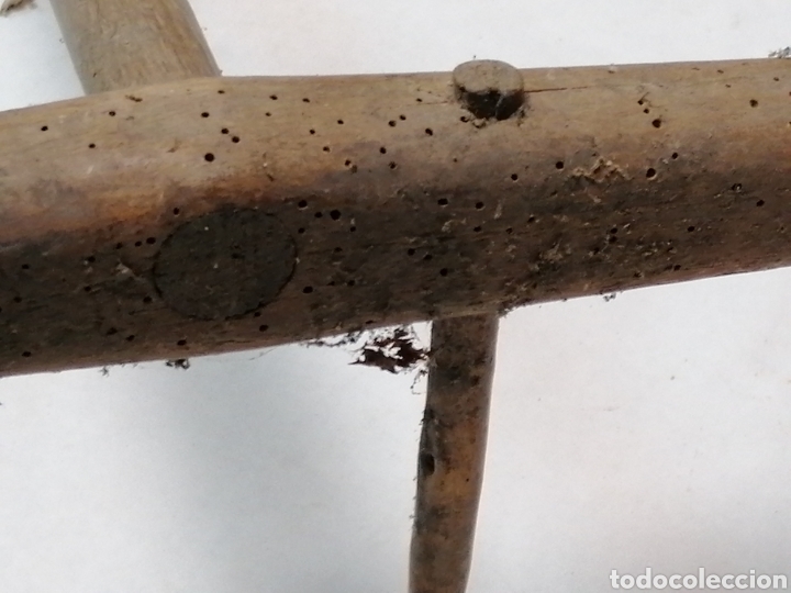 Antig&uuml;edades: Rastrillo madera - Foto 4