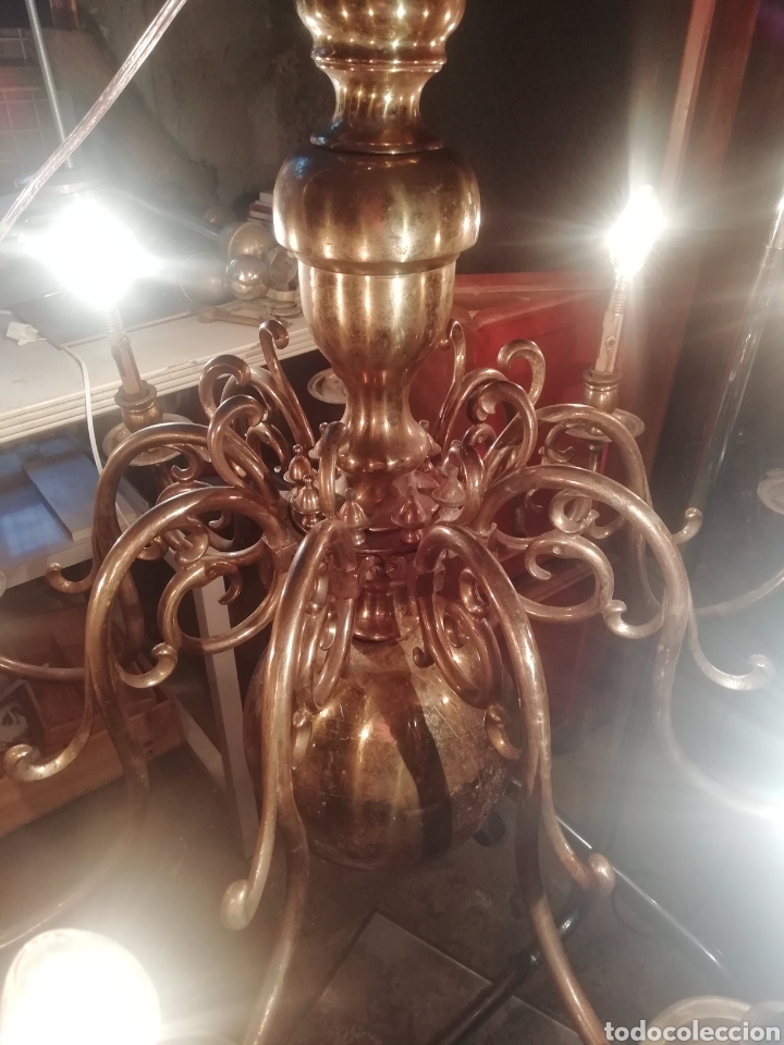 Antig&uuml;edades: MAGN&Iacute;FICA L&Aacute;MPARA HOLANDESA - Foto 1