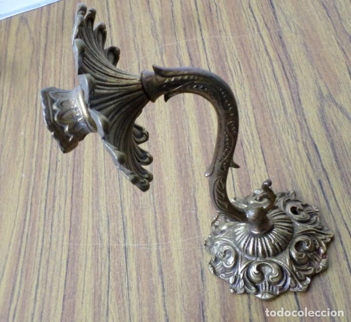 Antig&uuml;edades: Aplique pared bronce - lat&oacute;n - Foto 4