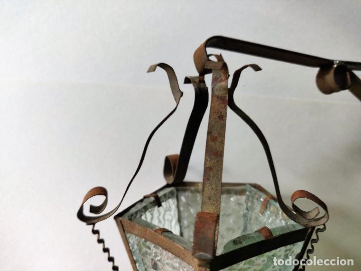 Antig&uuml;edades: Farol metalico - Foto 4
