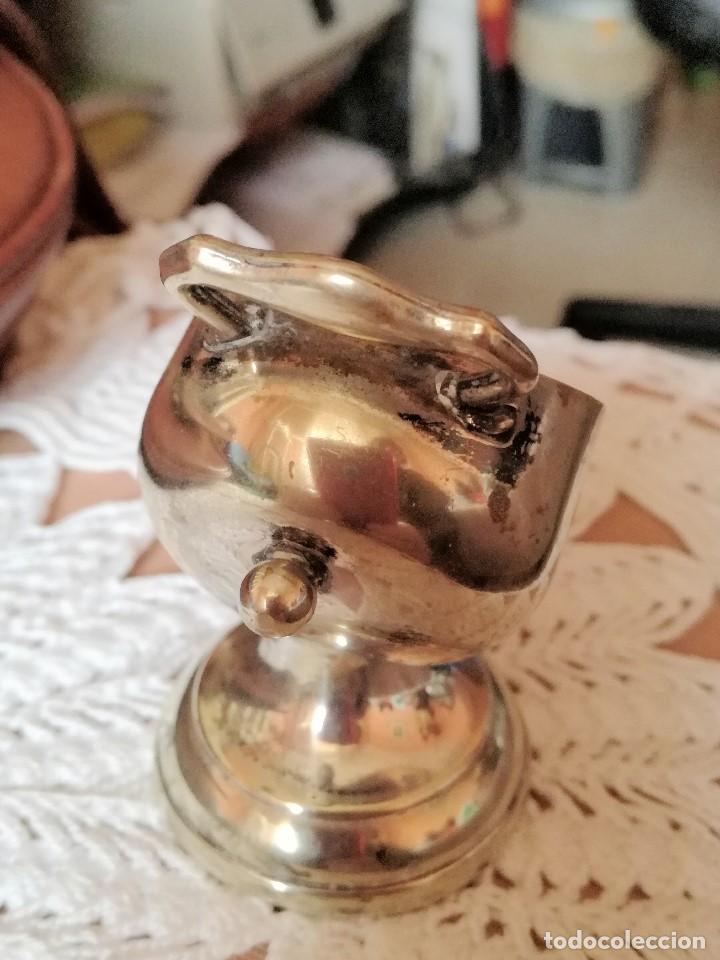 Antig&uuml;edades: RECIPIENTE PLATEADO MARCADO E.P.N.S. - Foto 4