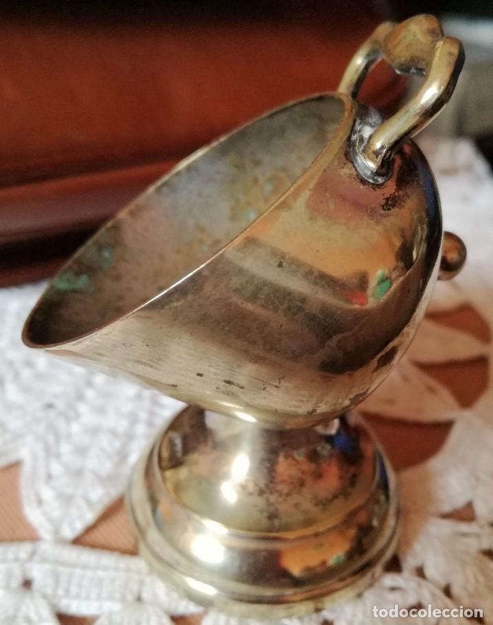 Antig&uuml;edades: RECIPIENTE PLATEADO MARCADO E.P.N.S. - Foto 5