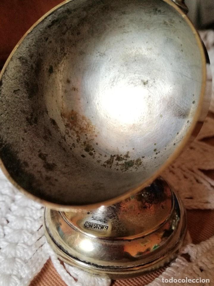 Antig&uuml;edades: RECIPIENTE PLATEADO MARCADO E.P.N.S. - Foto 7