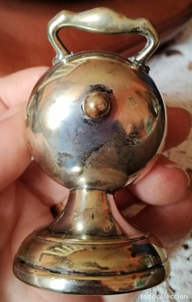 Antig&uuml;edades: RECIPIENTE PLATEADO MARCADO E.P.N.S. - Foto 8