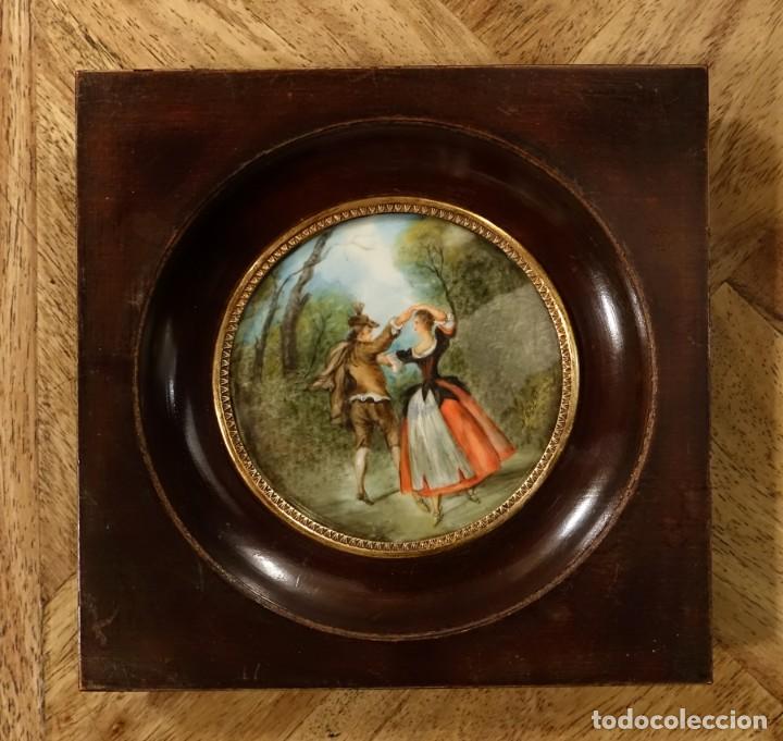 Antig&uuml;edades: MINIATURA RETRATO EN MARFIL - Foto 7