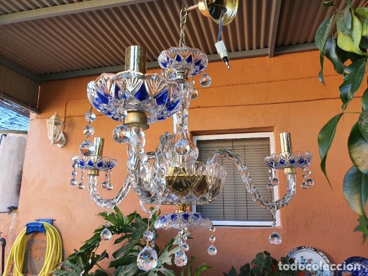 Antig&uuml;edades: Preciosa l&aacute;mpara en cristal - Foto 1