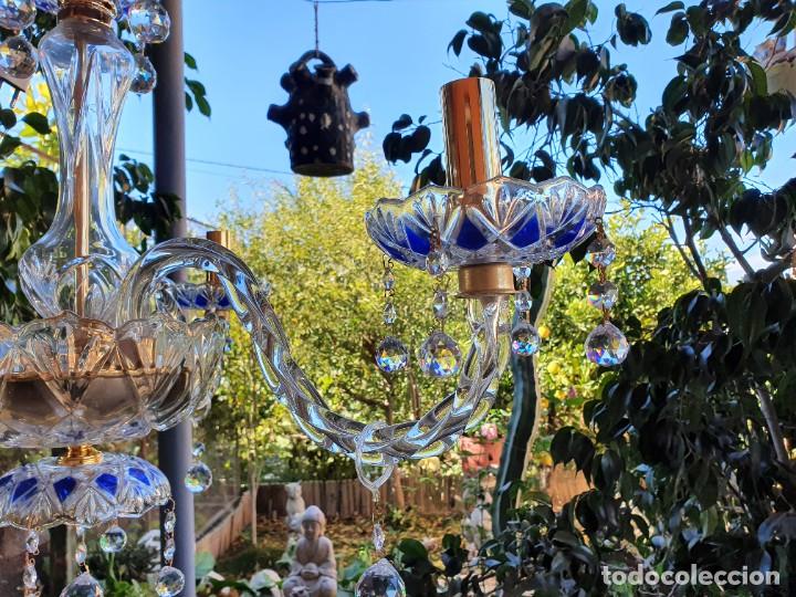 Antig&uuml;edades: Preciosa l&aacute;mpara en cristal - Foto 7