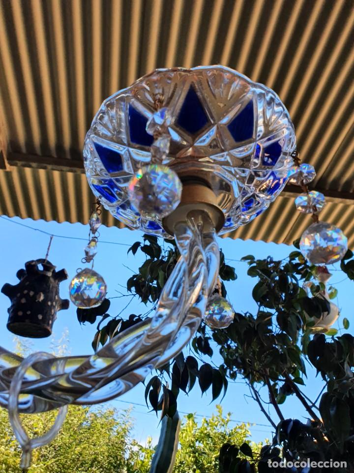 Antig&uuml;edades: Preciosa l&aacute;mpara en cristal - Foto 9