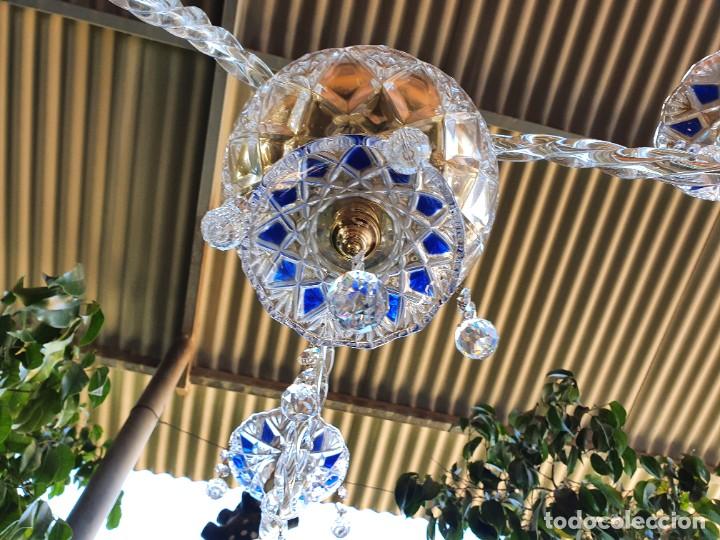 Antig&uuml;edades: Preciosa l&aacute;mpara en cristal - Foto 10