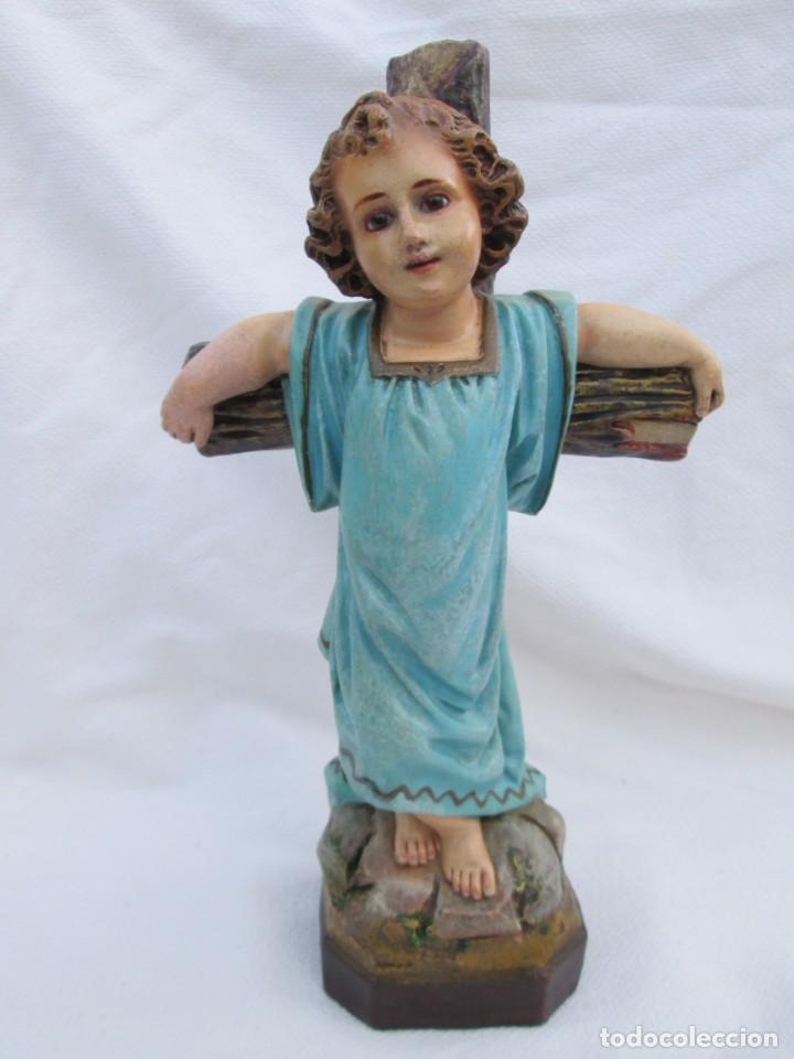 Antig&uuml;edades: Ni&ntilde;o Jes&uacute;s con cruz - Foto 1