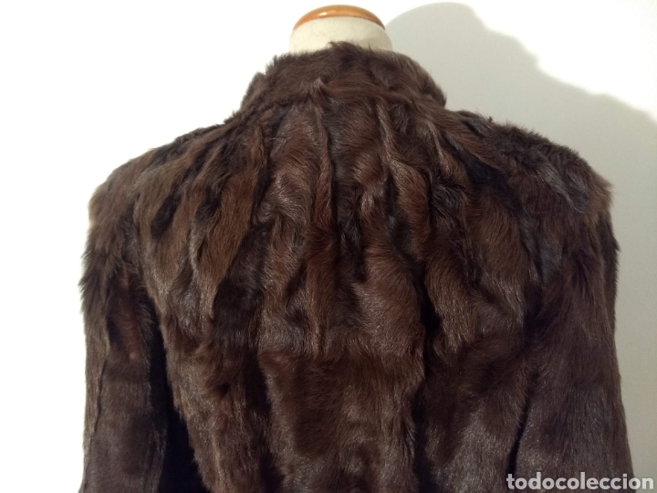 Antig&uuml;edades: Chaqueta de astrakan marron - Foto 4