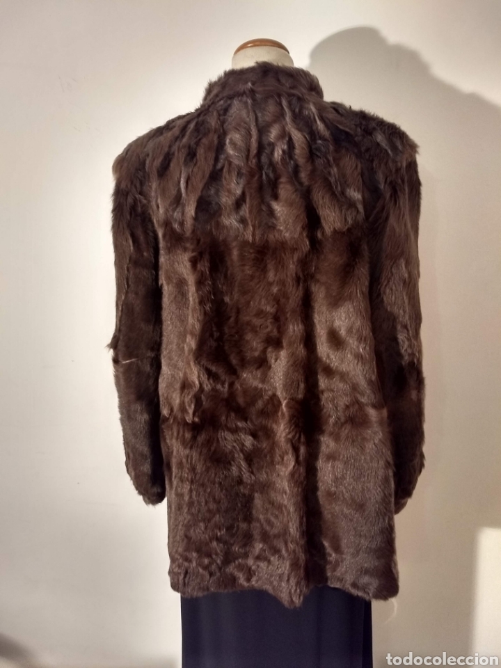 Antig&uuml;edades: Chaqueta de astrakan marron - Foto 5
