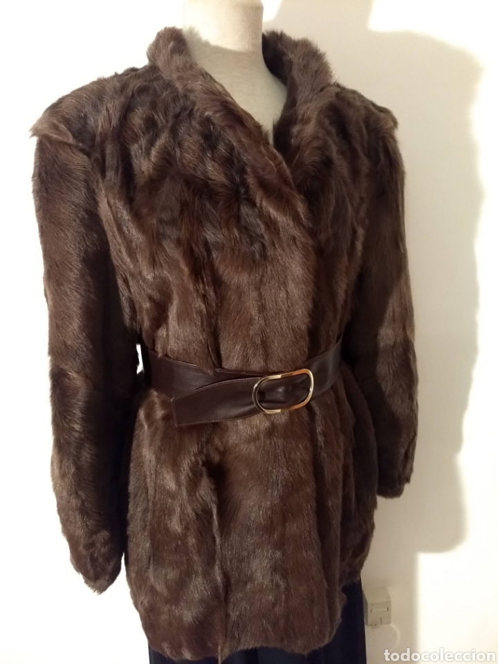 Antig&uuml;edades: Chaqueta de astrakan marron - Foto 6