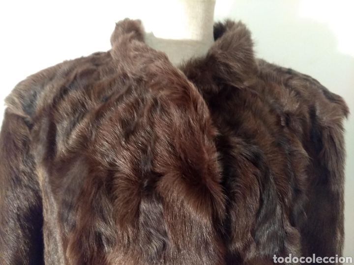 Antig&uuml;edades: Chaqueta de astrakan marron - Foto 7