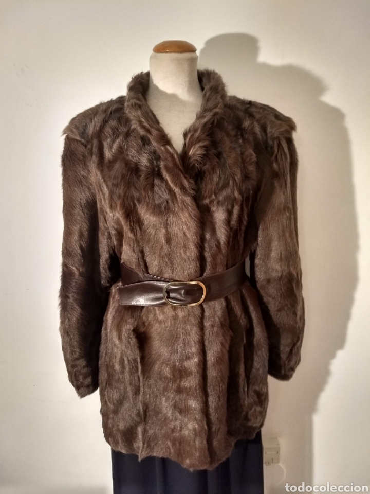 Antig&uuml;edades: Chaqueta de astrakan marron - Foto 8