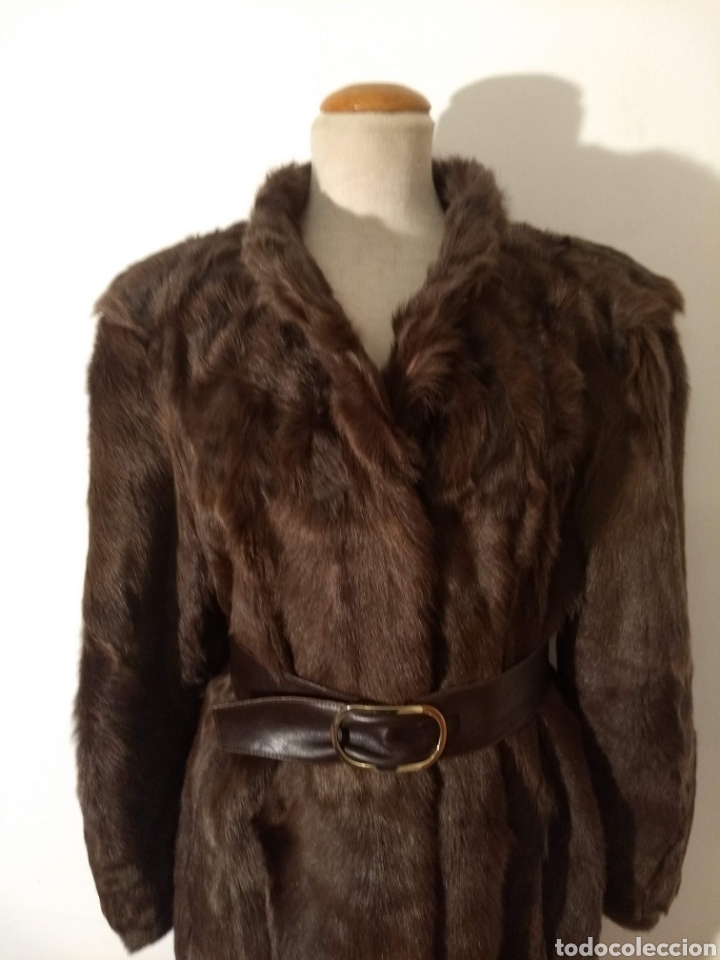 Antig&uuml;edades: Chaqueta de astrakan marron - Foto 9