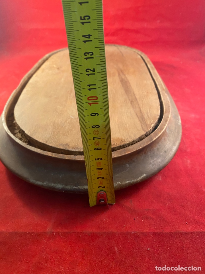 Antig&uuml;edades: Base Peana de madera para talla - Foto 4