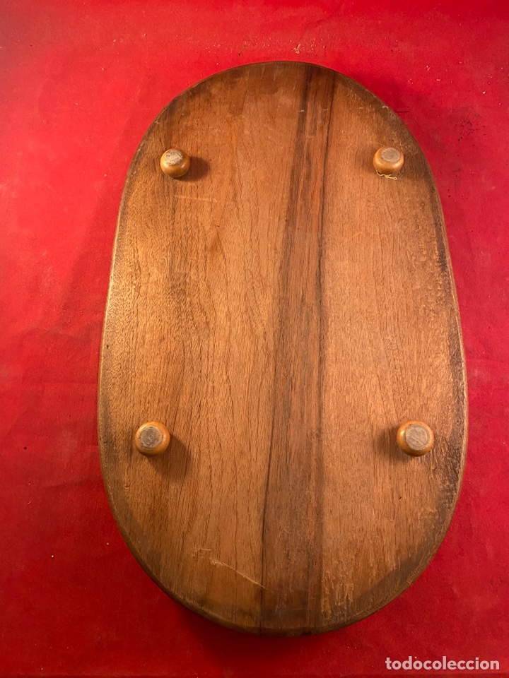 Antig&uuml;edades: Base Peana de madera para talla - Foto 5