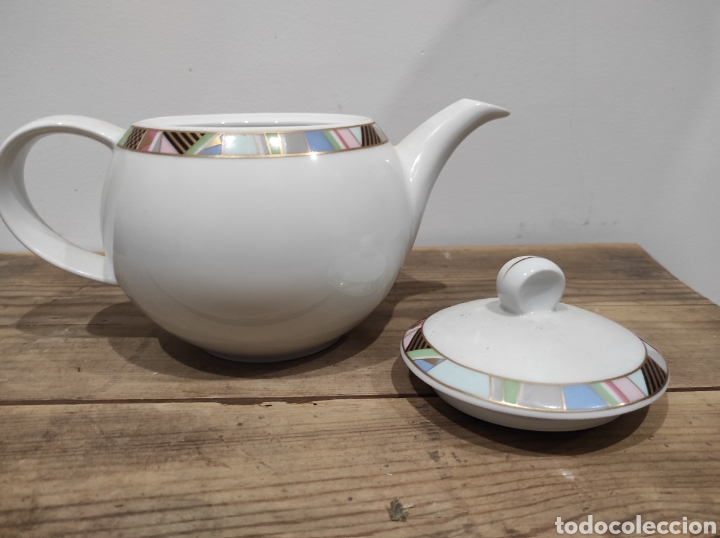 Antig&uuml;edades: Tetera / cafetera porcelana scherzer bavaria - Foto 3