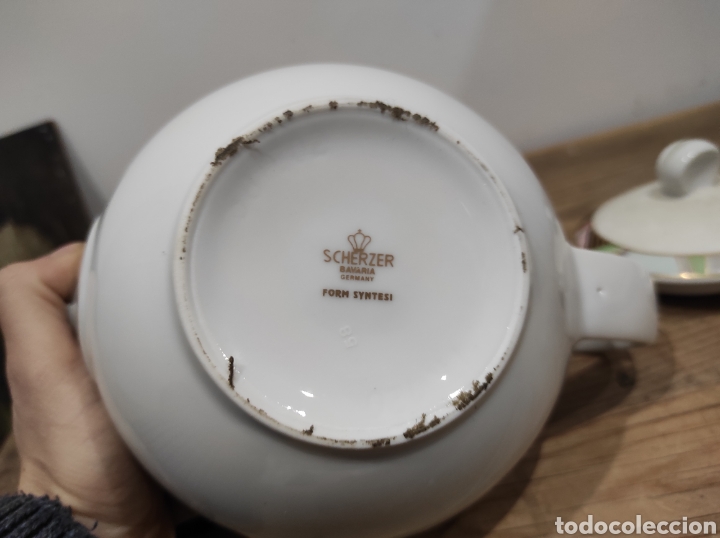 Antig&uuml;edades: Tetera / cafetera porcelana scherzer bavaria - Foto 4