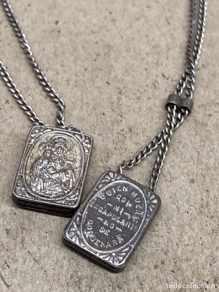 Antig&uuml;edades: Colgante de plata religioso - Foto 2