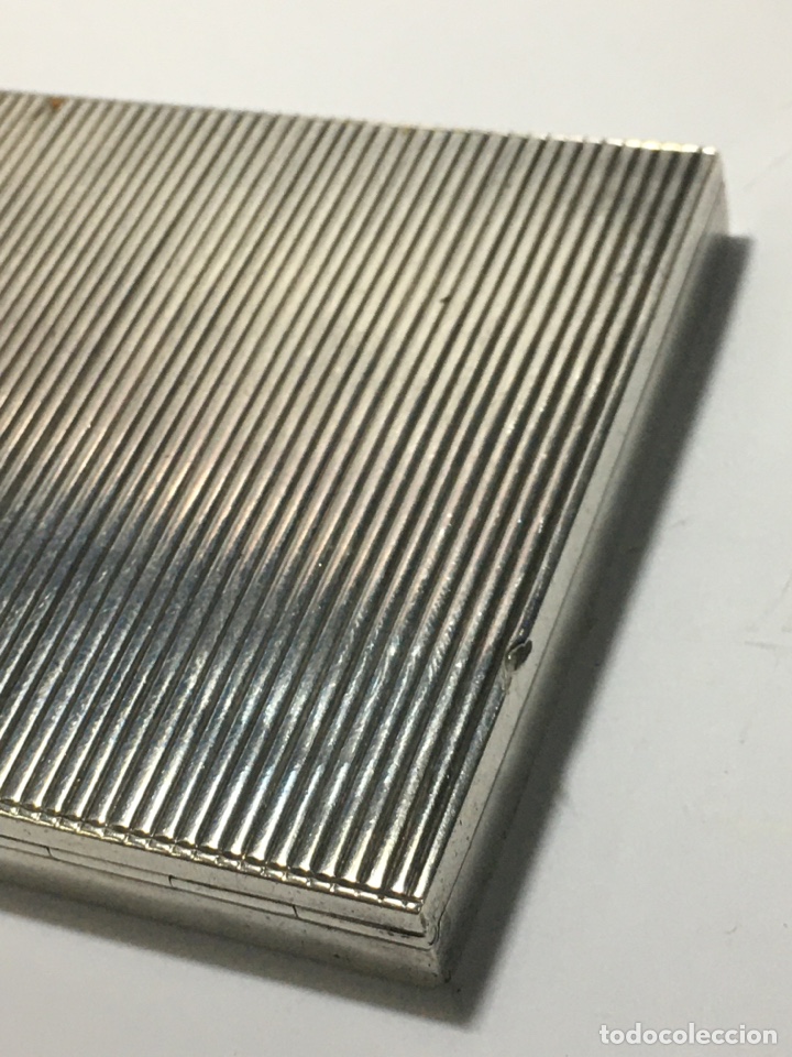 Antig&uuml;edades: Caja de maquillaje en plata cierre con rubis - Foto 4