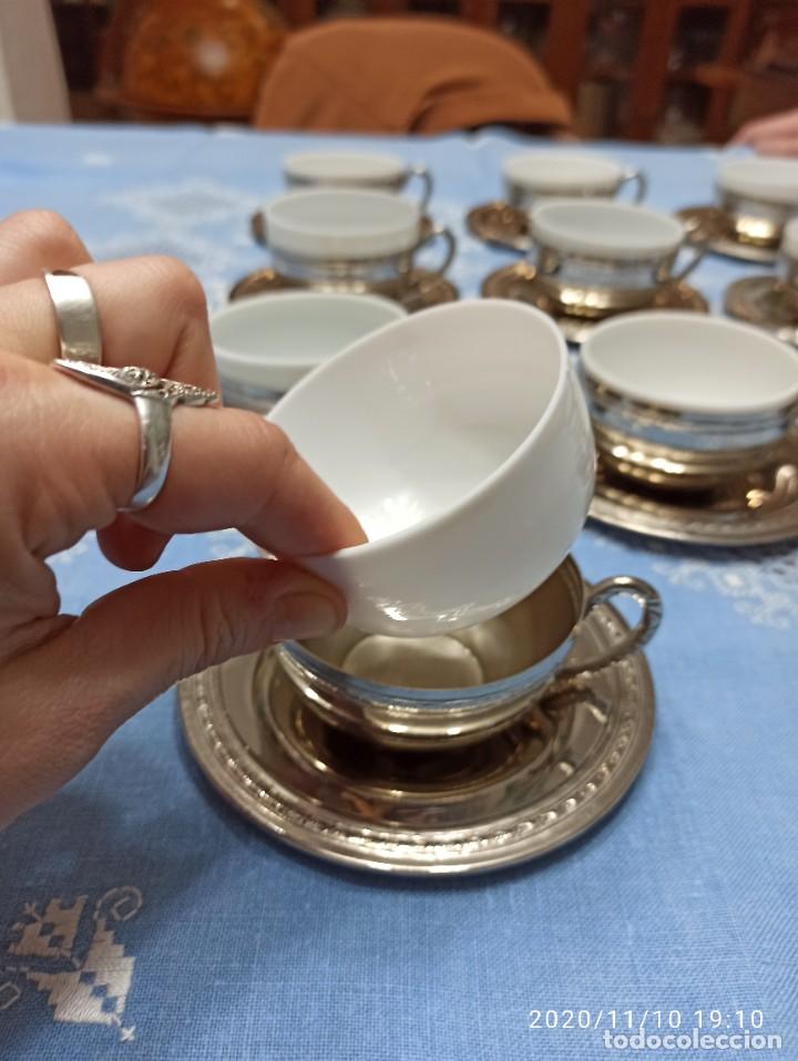 Antig&uuml;edades: Juego de caf&eacute; porcelana - Foto 4