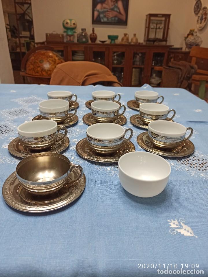 Antig&uuml;edades: Juego de caf&eacute; porcelana - Foto 5