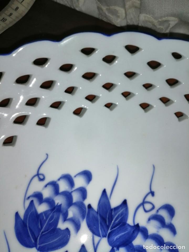 Antig&uuml;edades: Frutero de cer&aacute;mica - Foto 7