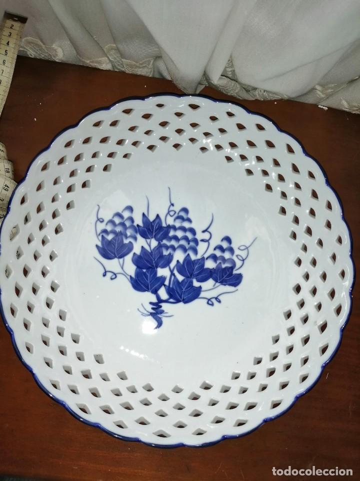 Antig&uuml;edades: Frutero de cer&aacute;mica - Foto 8