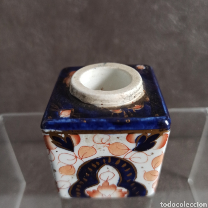 Antig&uuml;edades: Antiguo tintero Imari - Foto 2