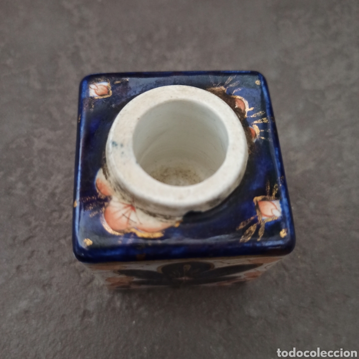 Antig&uuml;edades: Antiguo tintero Imari - Foto 4