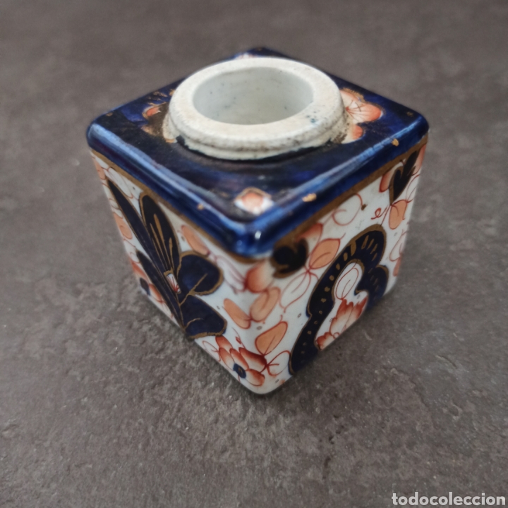 Antig&uuml;edades: Antiguo tintero Imari - Foto 6