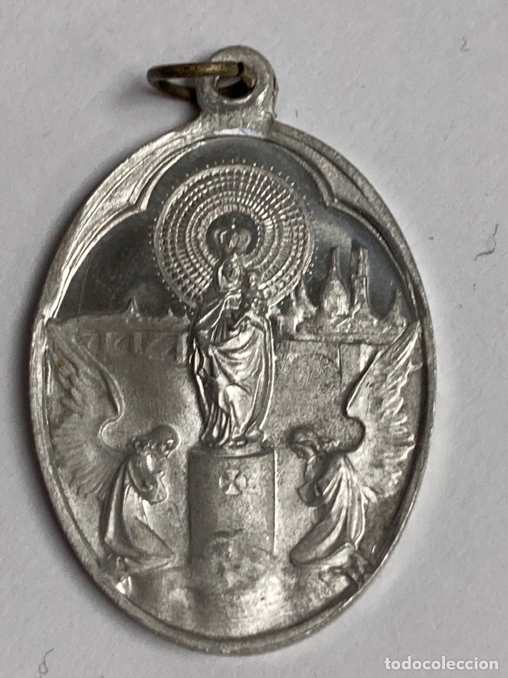 Antig&uuml;edades: Medalla / escapulario virgen del Pular - Foto 2