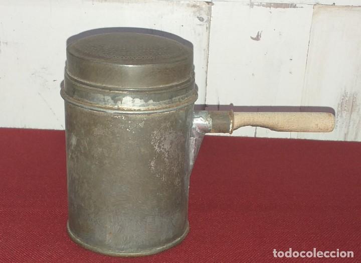 Antig&uuml;edades: RECIPIENTE DE COCINA DE LATA - Foto 1