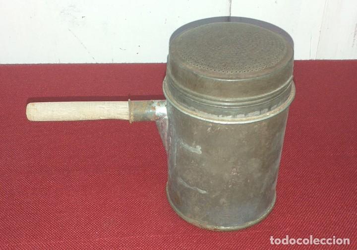Antig&uuml;edades: RECIPIENTE DE COCINA DE LATA - Foto 3
