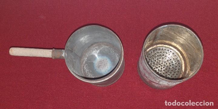 Antig&uuml;edades: RECIPIENTE DE COCINA DE LATA - Foto 4