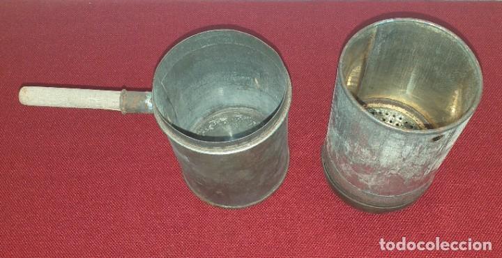 Antig&uuml;edades: RECIPIENTE DE COCINA DE LATA - Foto 5