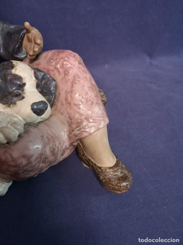 Antig&uuml;edades: GRANJERA CON PERRO EN PORCELANA LLADRO - Foto 5