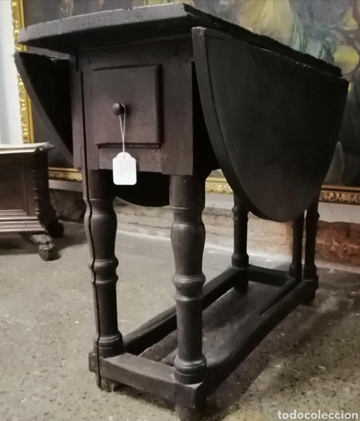 Antig&uuml;edades: MESA DE CASTA&Ntilde;O. SIGLO XVII. - Foto 2