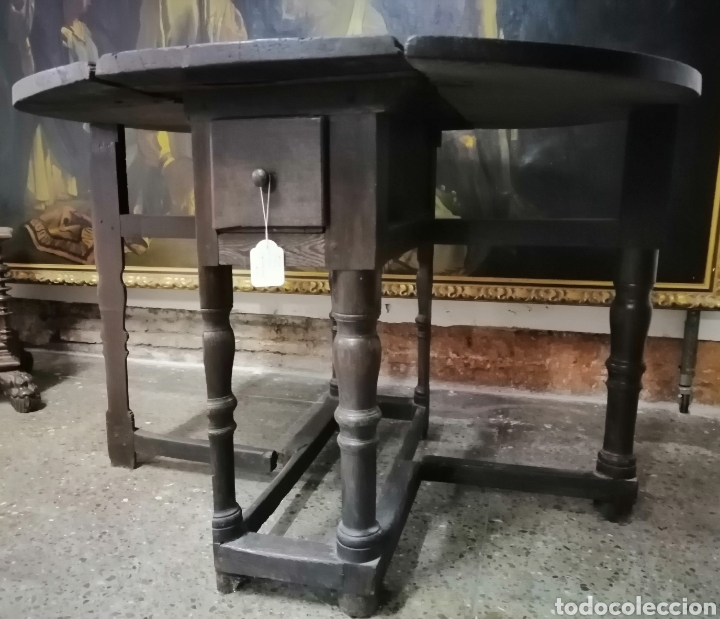 Antig&uuml;edades: MESA DE CASTA&Ntilde;O. SIGLO XVII. - Foto 1