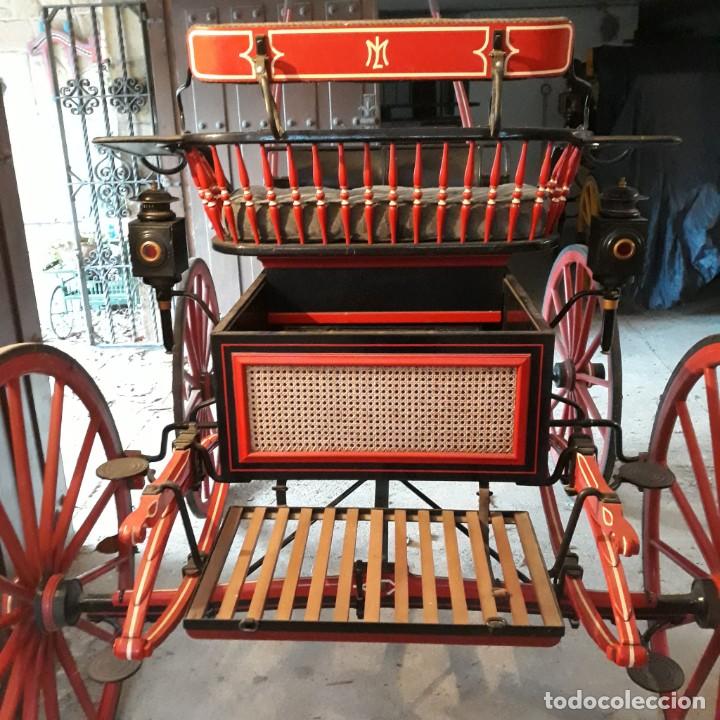 Antig&uuml;edades: Coche de caballos tipo buggy americano - Foto 28
