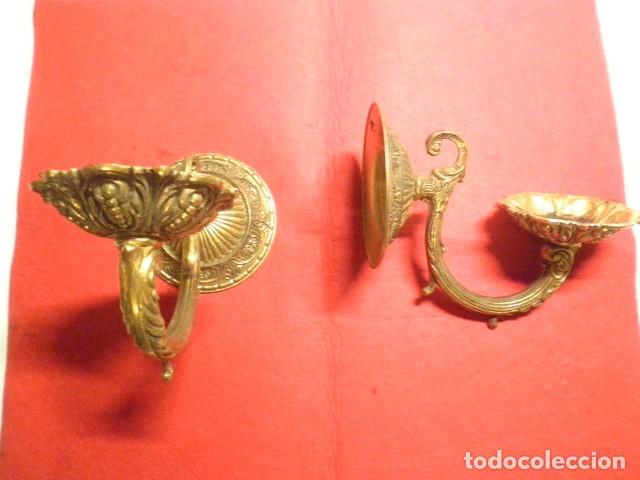 Antig&uuml;edades: Dos apliques bronce - Foto 1