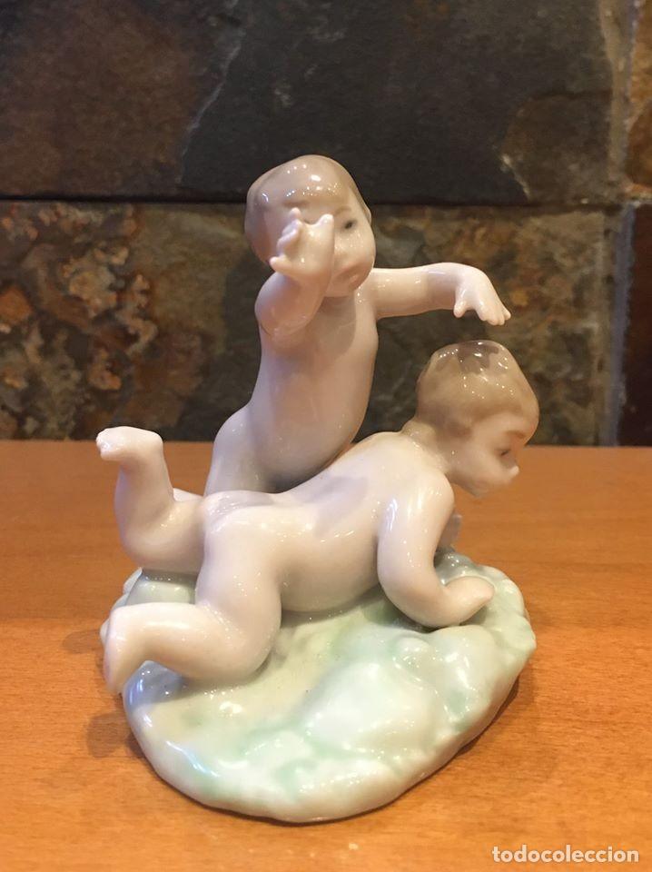 Antig&uuml;edades: LLADRO 5806 NI&Ntilde;ITOS RETOZONES // TICKLING - Foto 4