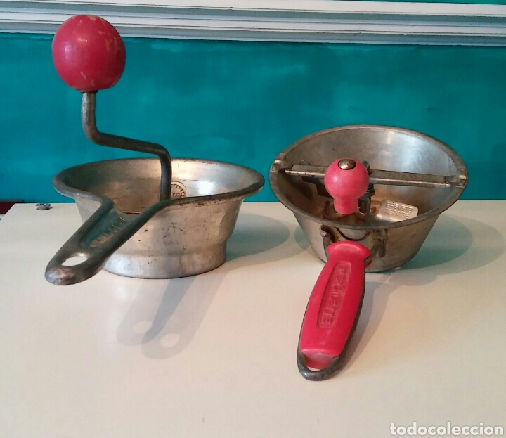 Antig&uuml;edades: 2 pasapur&eacute; - hierbas y comida b&eacute;b&eacute; - Foto 2