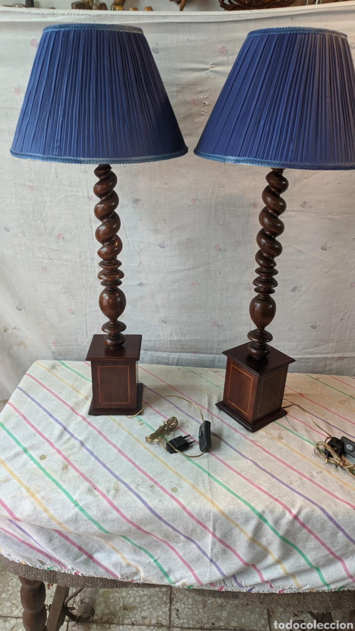 Antig&uuml;edades: L&aacute;mparas palo santo - Foto 1
