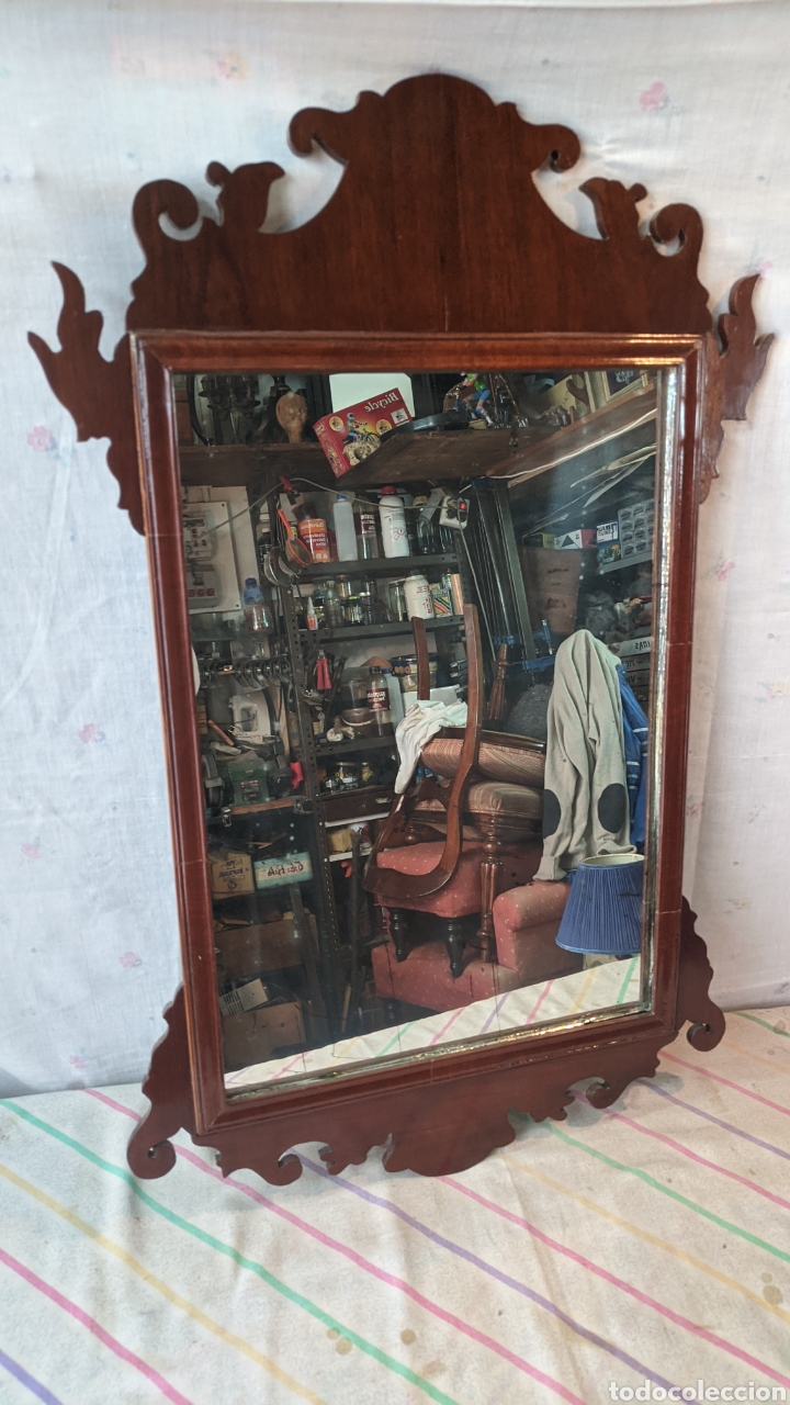 Antig&uuml;edades: Espejo de caoba - Foto 1