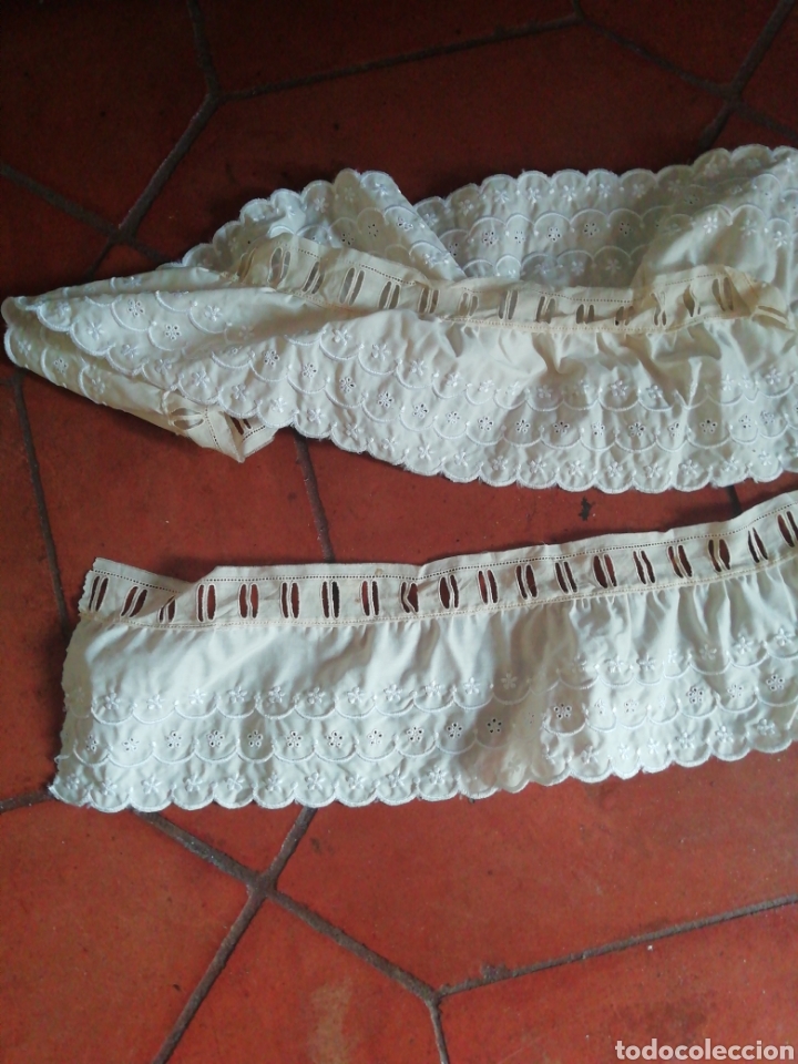 Antig&uuml;edades: Tira bordada fruncida - Foto 1