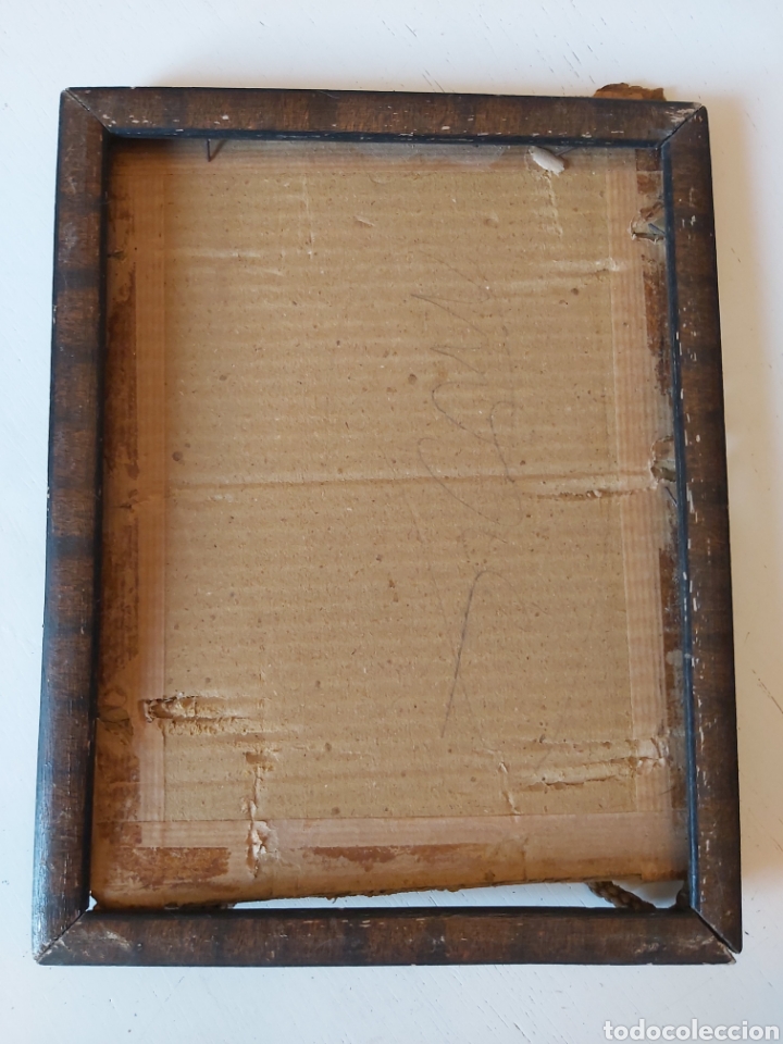 Antig&uuml;edades: Marco de madera antiguo muy simple - Foto 1